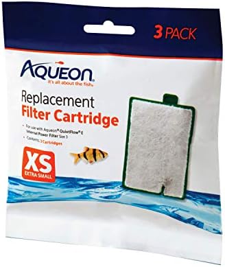 Aqueon replacement filter cartridges packaging three pack