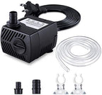 CWKJ submersible water pump with attached power cord and dial