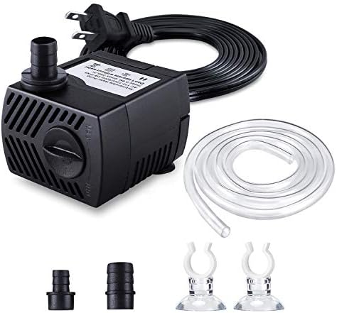 CWKJ submersible water pump with attached power cord and dial