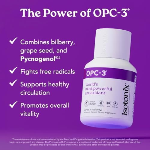 Isotonix OPC-3 powder packaging for heart health support