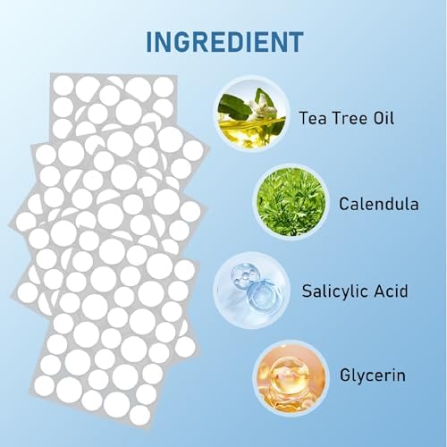 Waterproof transparent skin care patches for men and women