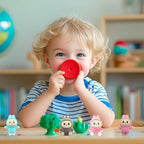 Premium glittering Christmas and Easter theme keepsake packaging highlighting product dimensions.