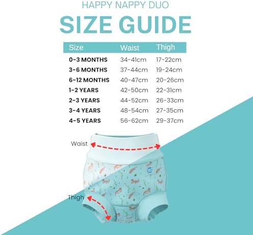 Splash About Playful Otters swim nappy showing waist fit for 12-24 months