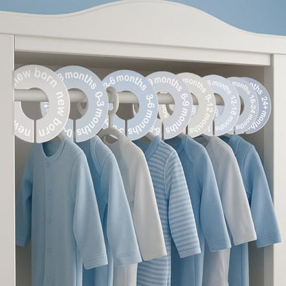 Cephira nursery closet organizer dividers side view