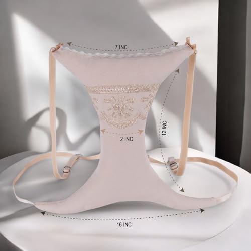 Xoria anti-wrinkle chest support pillow side profile