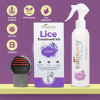 Simplicety 8 Fluid Ounce non-toxic lice spray for kids with lavender scent