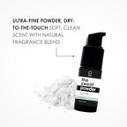 Portable 25 gram spray bottle of Kaia Naturals non-aerosol body powder.