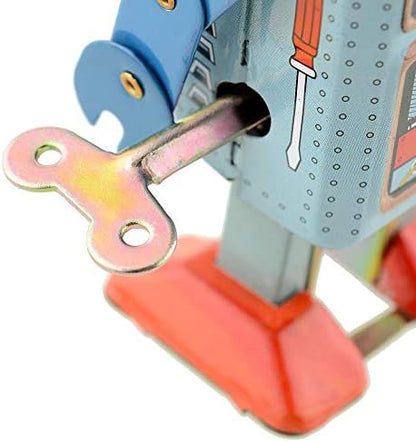 CHIMUYU clockwork spring robot toy packaged for holiday gifting and adult collections