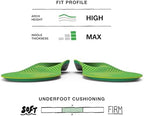 Trim-to-fit Superfeet running insoles with AeroSpring dual comfort foam