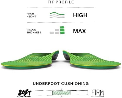 Trim-to-fit Superfeet running insoles with AeroSpring dual comfort foam