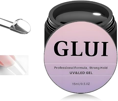 Glui 15g solid nail adhesive gel container