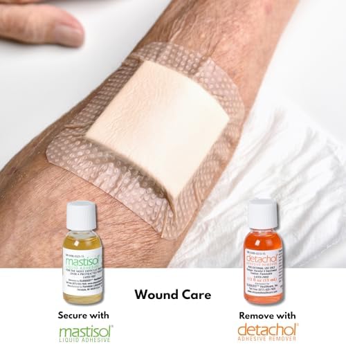 Authentic imported Detachol by Ferndale Laboratories for ostomy and CGM adhesive residue.