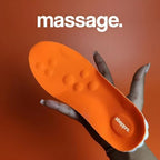Honeycomb ventilation design on Stepprs memory foam insoles for breathability.