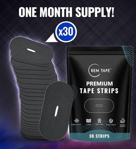 Hypoallergenic latex free sleeping tape strips one month supply demonstration