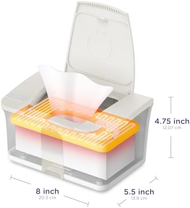 Ubbi Wipes Warmer top-heating system view