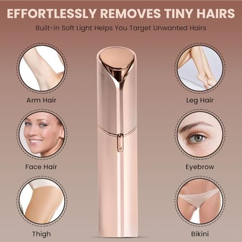 Close up of 18K gold-plated head on Infinity Choices face shaver