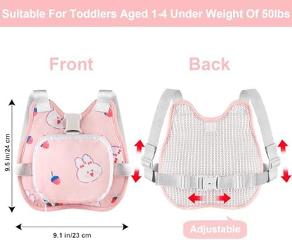 Accmor pink toddler safety harness with adjustable straps