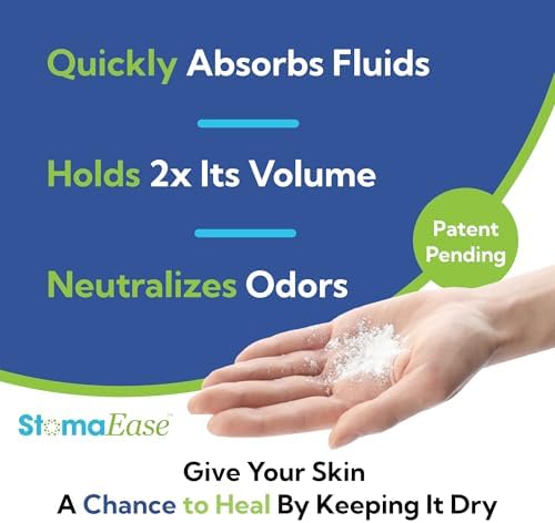 EnClean StomaEase Powder back label displaying the all natural ingredient list and usage instructions.