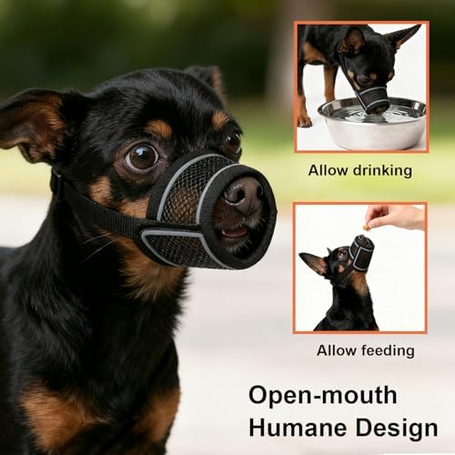 Internal mesh lining of CNSYAF comfort dog muzzle