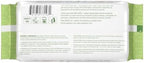 Detailed back label of Yugi Baby Green sensitive skin wipes