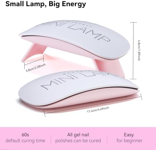 Makartt UV light for gel nails top angle
