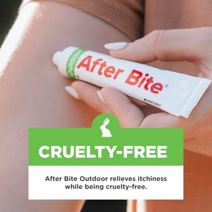 Four individual tubes of After Bite Outdoor Formula for travel first aid kits
