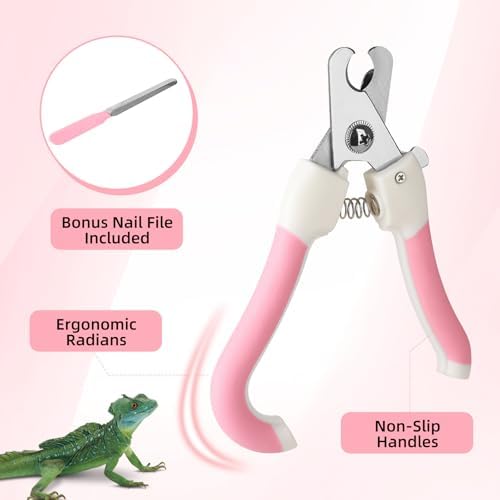 Safe round hole design on stainless steel blade for kitten grooming