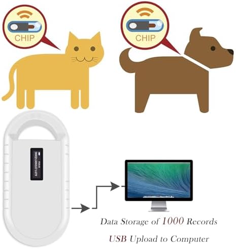 Smoostart animal microchip scanner close up of scanning tip