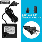 DOMICA fountain pump attached with waterproof power cord
