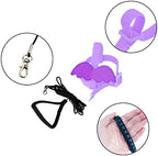 Side profile of Dnoifne medium bird harness for parrots