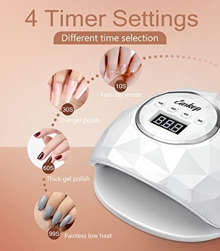 Top view of Easkep UV LED nail curing machine