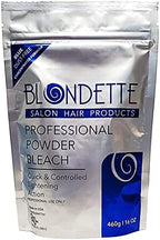 Blondette blue dust free powder bleach formula for balayage application