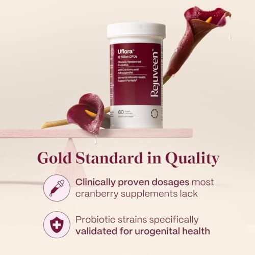 Rudra Retails authentic Rejuveen Uflora 60 capsules bottle display
