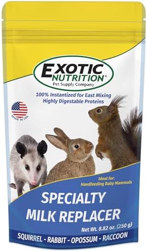 Exotic Nutrition milk substitute powder 100 percent instantized formula close up view