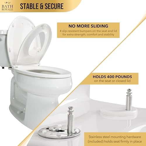 Bath Royale family potty training seat packaging showing authentic imported premium product details