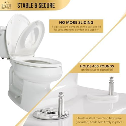 Bath Royale family potty training seat packaging showing authentic imported premium product details