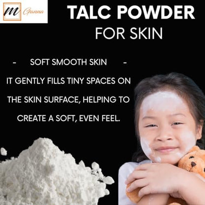 Mganna talc powder 2 lbs bag for beauty formulations