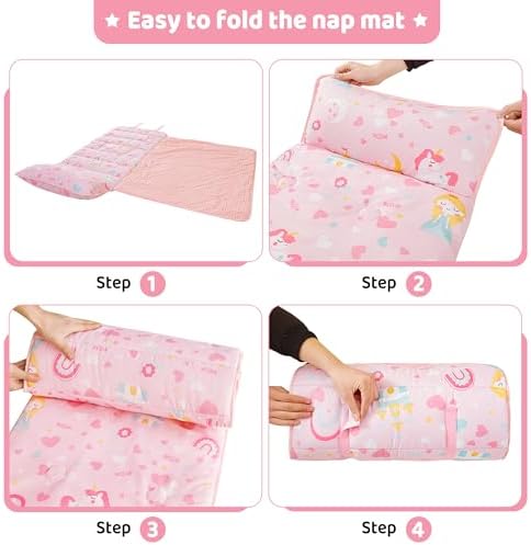 Viviland girls sleeping bag close up on soft minky dot blanket fabric