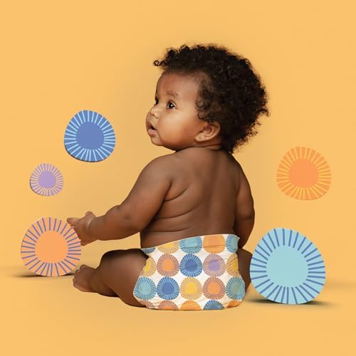 Side view of Hello Bello premium diapers showing absorbent core