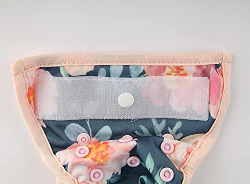 Sigzagor cloth diaper cover showing washing tab feature