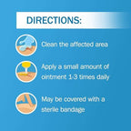 TenderGentle bacitracin ointment with active ingredients list on white background