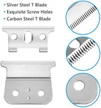 Barber-grade replacement blades for zero-gap detailing