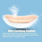 Six pair pack of multicolor high heel cushions for women.