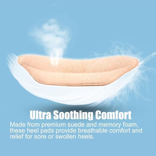 Six pair pack of multicolor high heel cushions for women.
