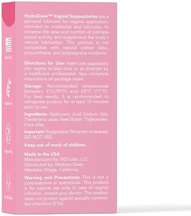 Mother's Dose feminine wellness product for menopause and internal moisturizing