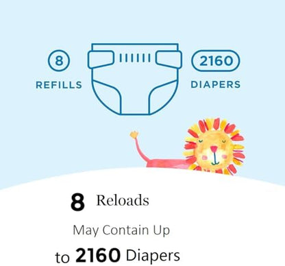 Multi-layer diaper pail liner replacement pack