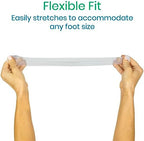 Metatarsal and toe protection sleeves for ballet and work boots.