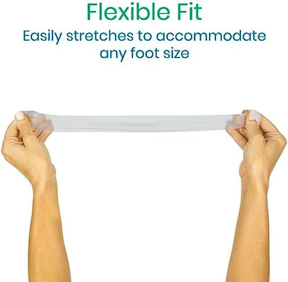 Metatarsal and toe protection sleeves for ballet and work boots.