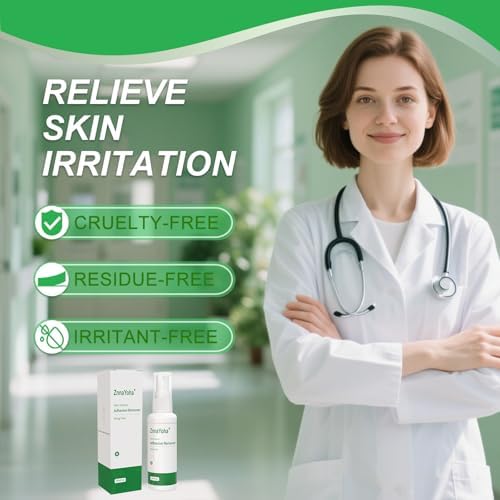 ZnnaYoha non-sticky quick dry adhesive remover for medical tape