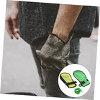 Healvian 3D mesh fabric safety mitten showing the breathable back material.